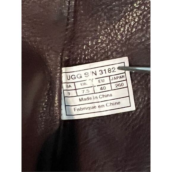 UGG Australia 3282 Cailyn Western Mid Calf Brown Suede Distressed Boot sz 9 - Picture 10 of 13